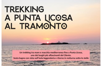 Trekking a Punta Licosa al tramonto